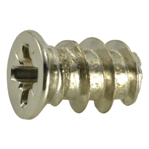 Midwest Fastener Wood Screw, M6.3, 10 mm, Nickel Steel Flat Head Phillips Drive, 45 PK 35982 - main